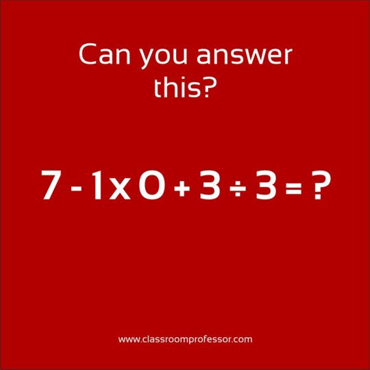 In math problems, calculate the values within the brackets first