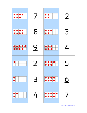 Professor Pete’s Classroom » Ten Frames Games: Dominoes Pairs Layout ...