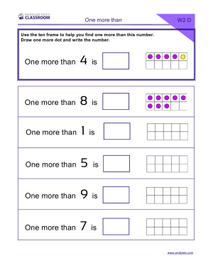 Professor Pete’s Classroom » Ten Frames: Rows 1 More/Less to 10 ...