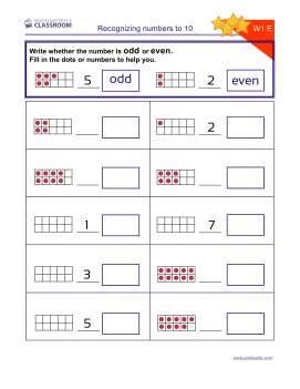 Professor Pete’s Classroom » Double Ten Frame, Odd & Even to 20 ...