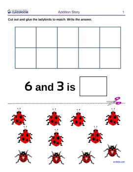 Professor Pete’s Classroom » Stories About Adding or Sharing Worksheets