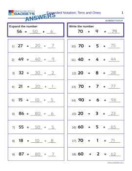 professor pete s classroom number popup gadget worksheets numbers to 99 and 999 professor pete s classroom