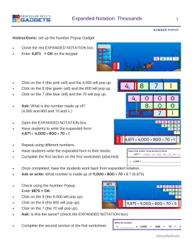 professor petes classroom number popup gadget worksheets numbers to