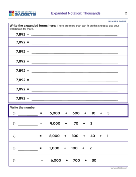 professor petes classroom number popup gadget worksheets numbers to