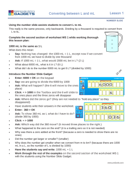 Professor Pete S Classroom Converting Ml L Kl And Ml Professor Pete S Classroom