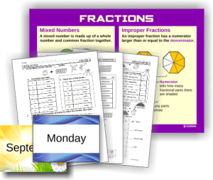 K-6 mathematics resources from Professor Petes Classroom